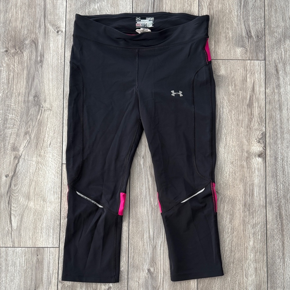 Under Armour Women's Black Jeggings‎ with Pink Accents